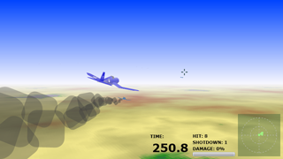 The Timed Dogfight : Third person view 3D aerial shooter game for Silverlight®