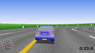 The Hill-Driving : Third person view 3D sports car hillclimb racing game for Silverlight®